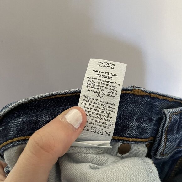 PacSun Mens Stacked Skinny Jeans 29x30 Dark Wash Denim pants casual blue - Picture 7 of 7